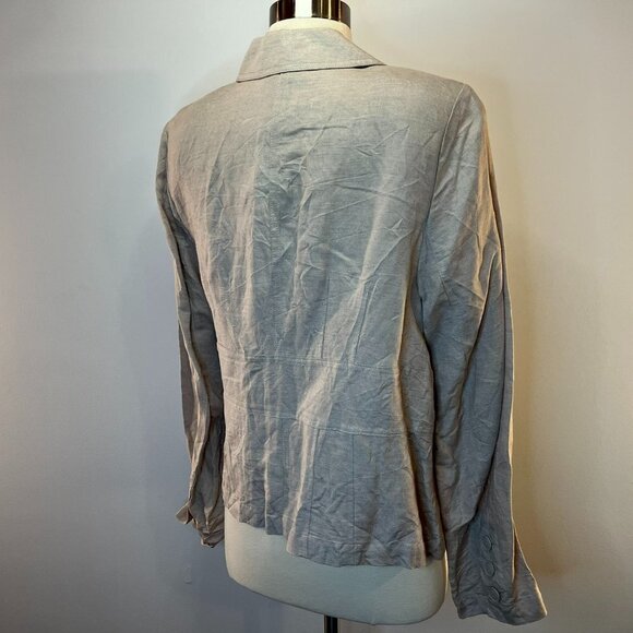 Lane Bryant Light Gray Blazer - Picture 3 of 4